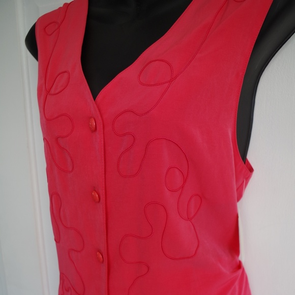 Hiroko Sleeveless Silk Top- Sz. Small - Picture 3 of 5